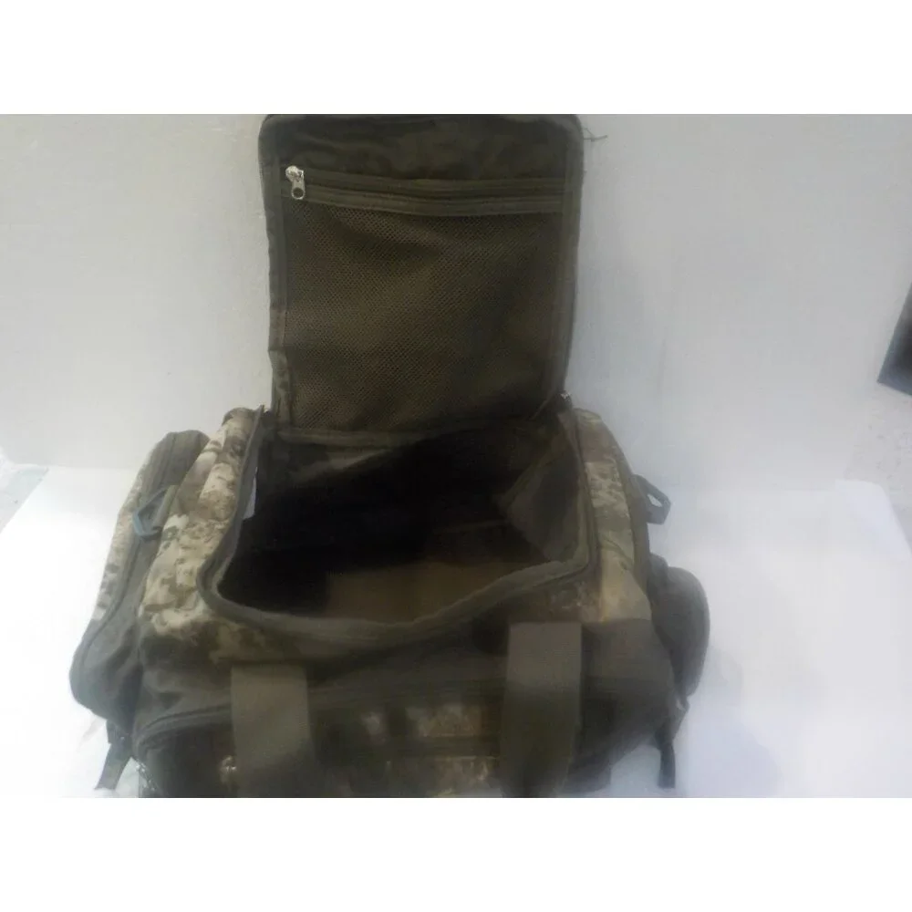 Cabela's Camo Tote Bag O2 Octane Travel Tote No Shoulder Multi Zip Compartments
